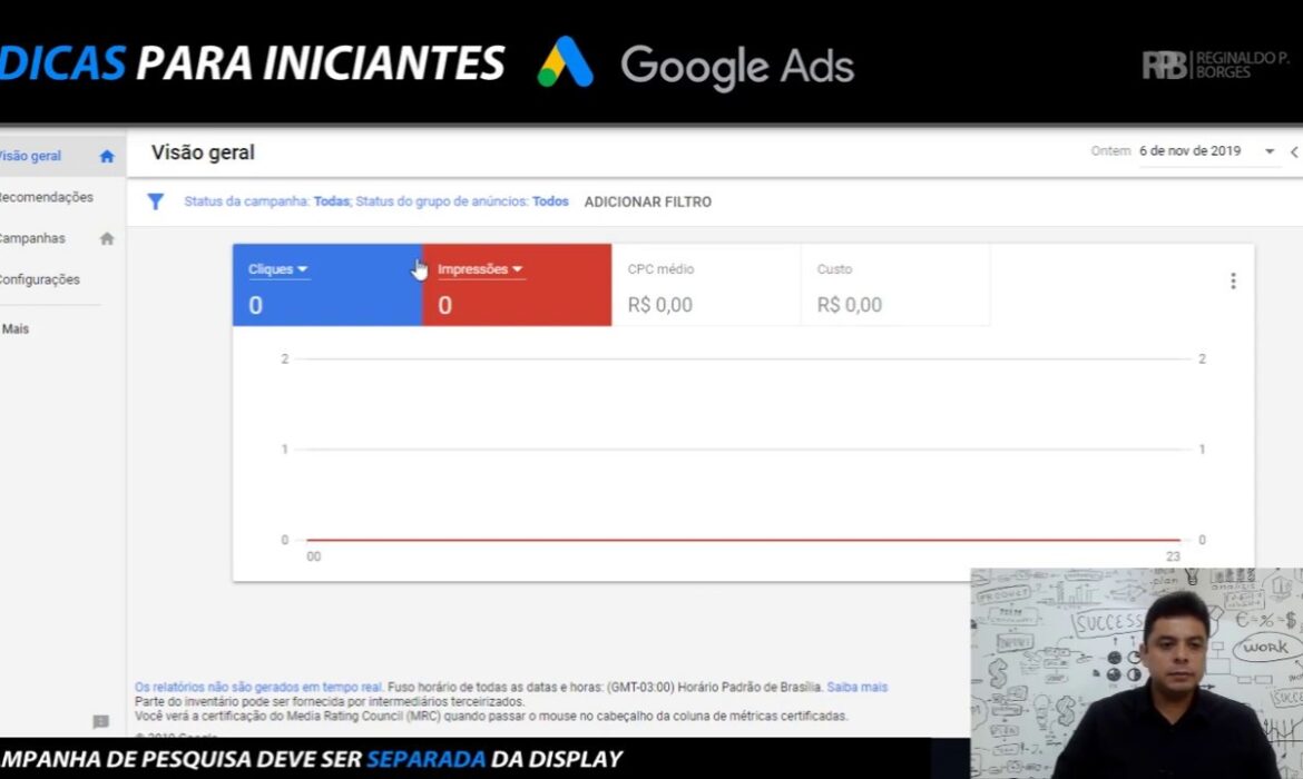 “Google ADS | Rede de Pesquisa Deve Ser Separada da Rede de Display | Reginaldo P. Borges”