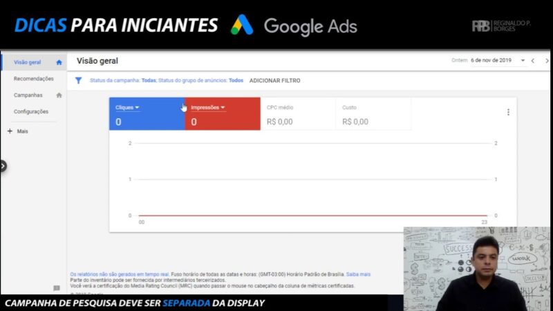 “Google ADS | Rede de Pesquisa Deve Ser Separada da Rede de Display | Reginaldo P. Borges”